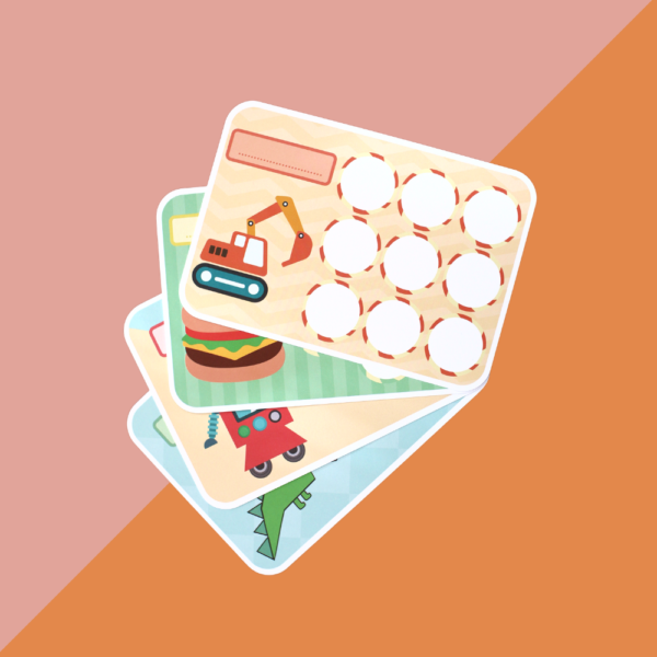 Sticker Karte Jungen